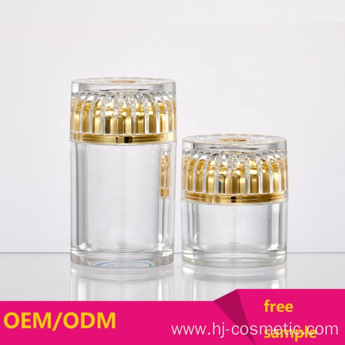 High grade Transparent acrylic cosmetic Bottle/jars with good price